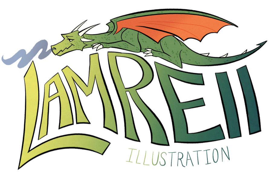 Lamreii Illustration Logo Lamreii Illustration